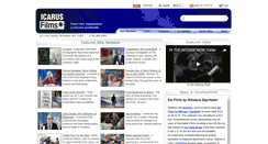 Desktop Screenshot of icarusfilms.com